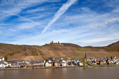 Small town by the Moselle River, Germany