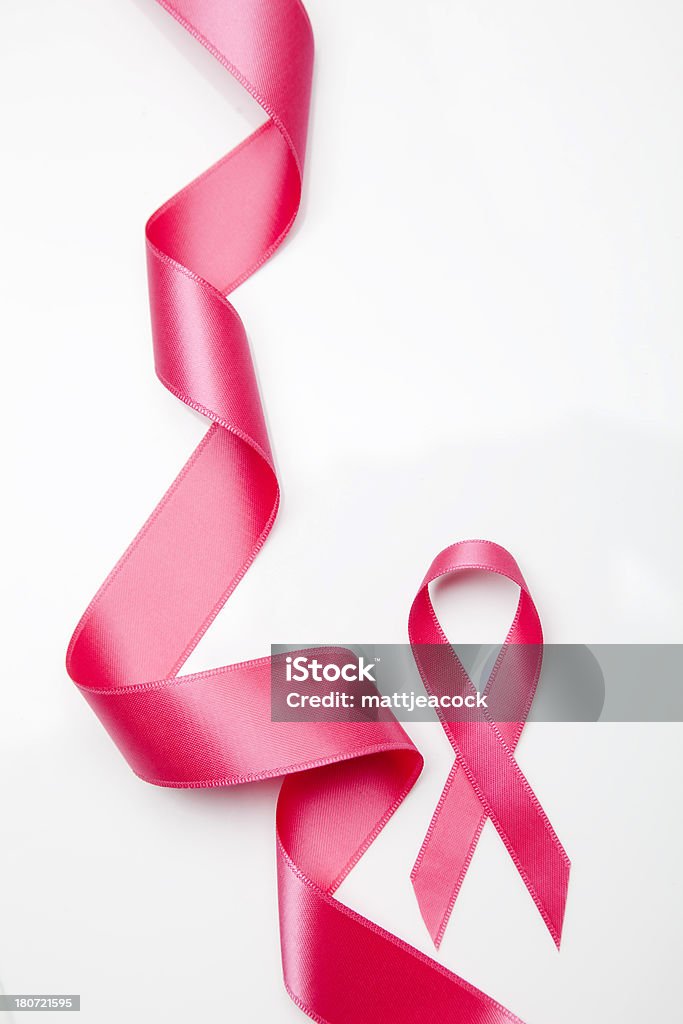 Nastro di consapevolezza rosa - Foto stock royalty-free di Beneficenza