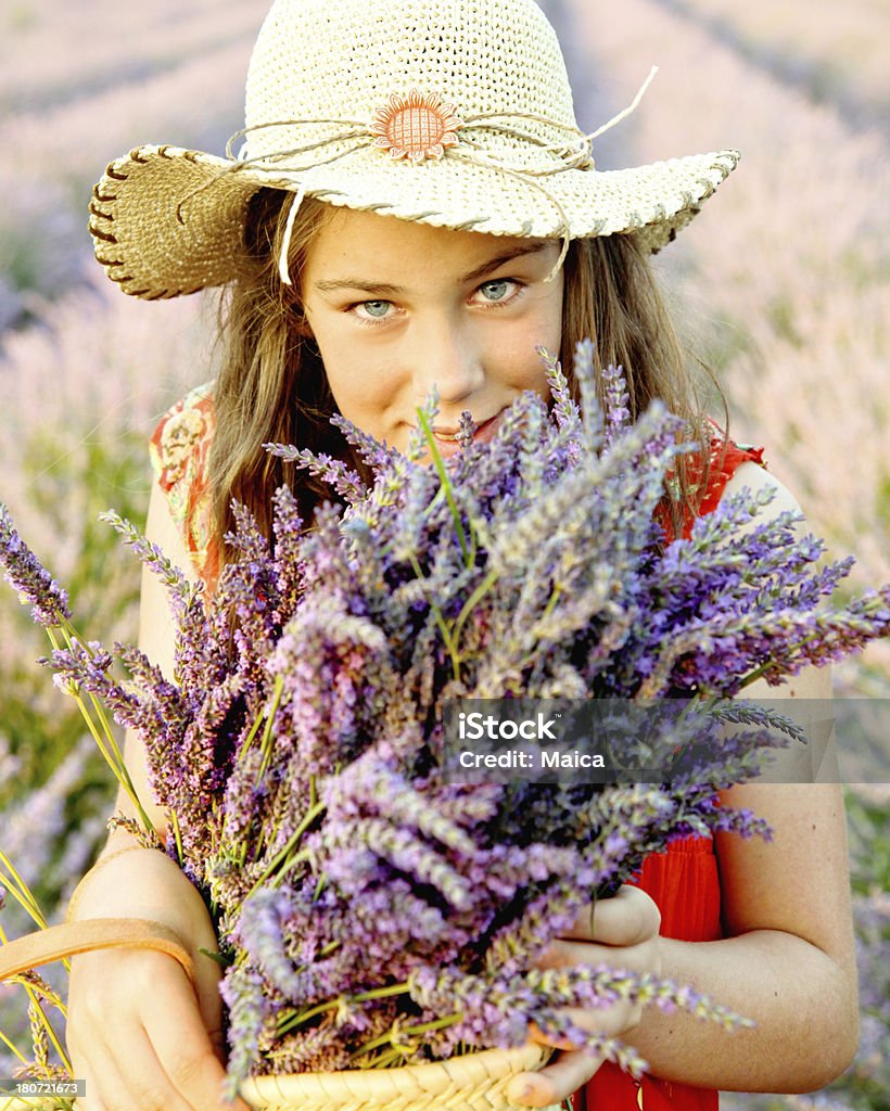 Retrato de lavanda - Foto de stock de 14-15 Anos royalty-free