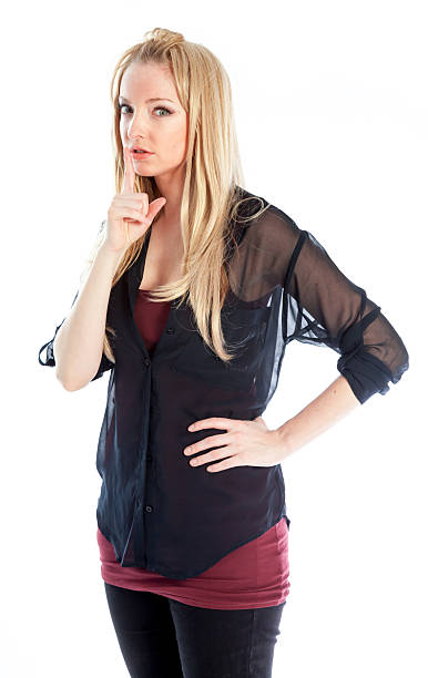 istock Attractive blond caucasian girl 180721843