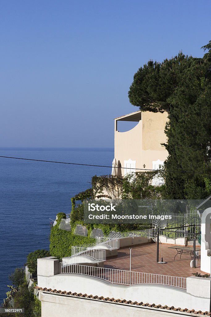 Positano na Wybrzeże Amalfi, Włochy - Zbiór zdjęć royalty-free (Balkon)