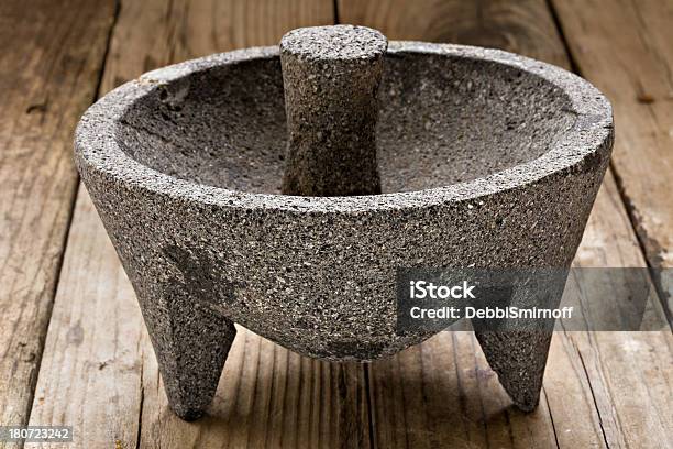 Molcajete Foto de stock y más banco de imágenes de Azteca - Azteca, Talla, Basalto