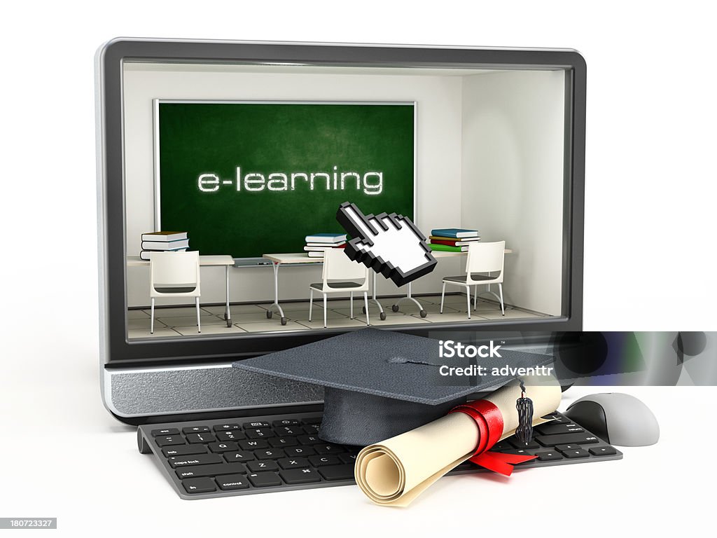 E-learning - Foto de stock de Clase de formación libre de derechos