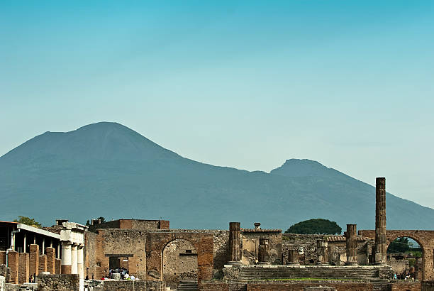 istock Vesuvius and Pompeii ruins 180723525