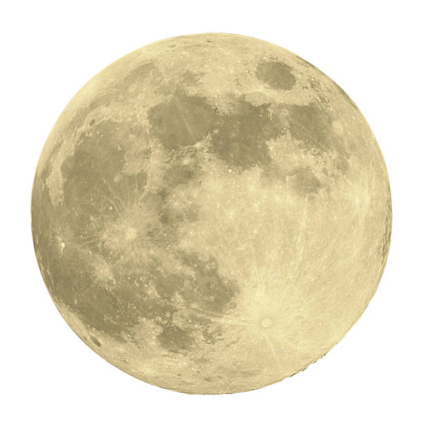 Full Moon (Clipping Paths) stock photo