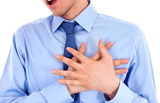 istock Businessman suffers a heart attack 180723589