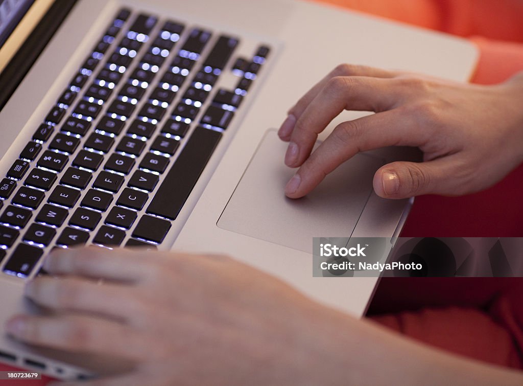 Laptop benutzen - Lizenzfrei Abstrakt Stock-Foto