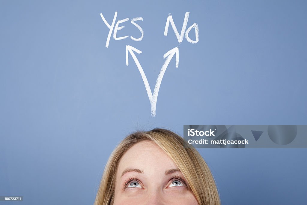 Decisions to make  Adult Stock Photo