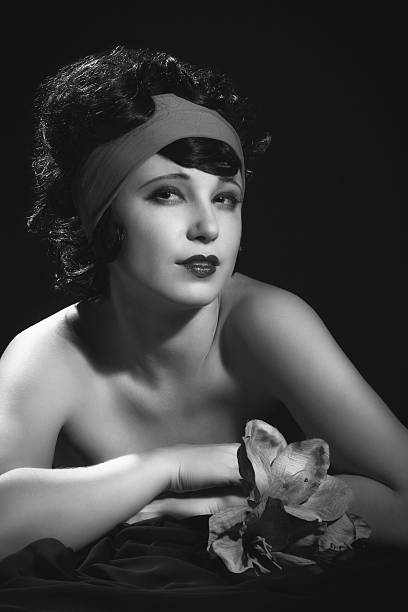 istock 1940s style. Female Portrait 180723960