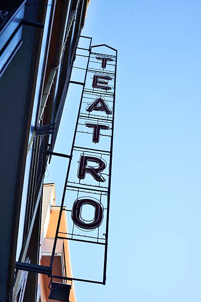 istock Teatro - Cinema Sign in Italy 180724003