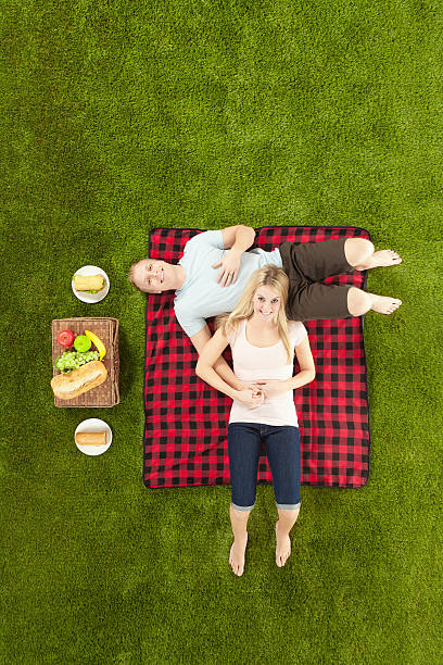 istock Couple at a picnic 180724273