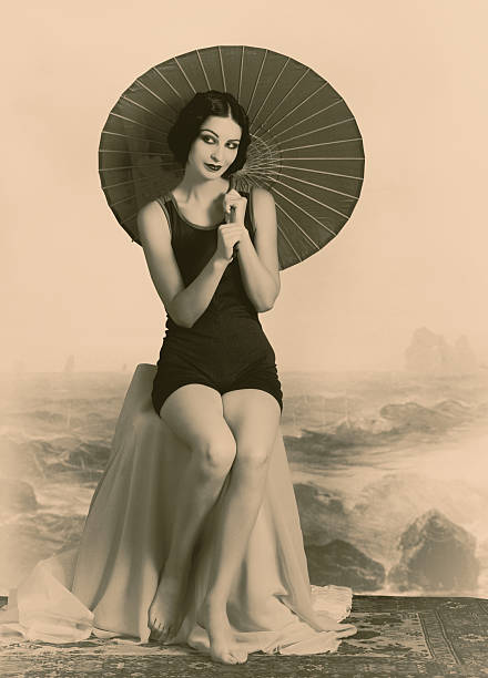 istock Flapper girl.Art Deco style. 180724850