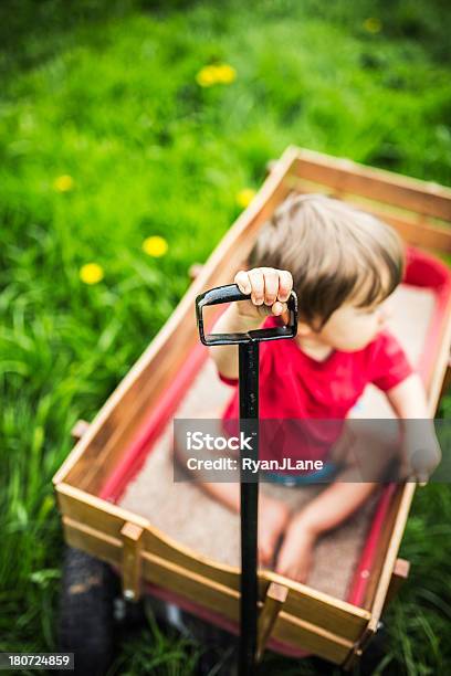 少年ワゴンの緑の芝生 - 1人のストックフォトや画像を多数ご用意 - 1人, まぶしい, アウトフォーカス