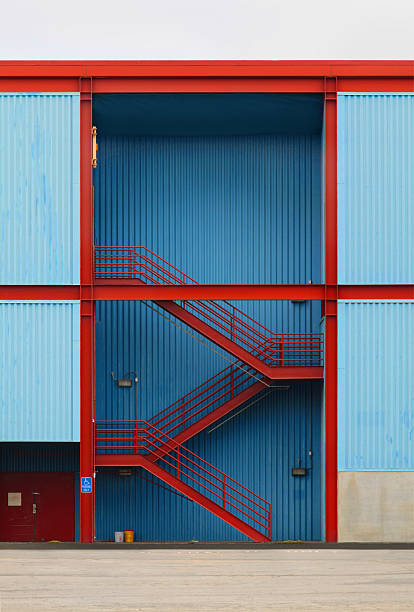 Industrial Stairs stock photo