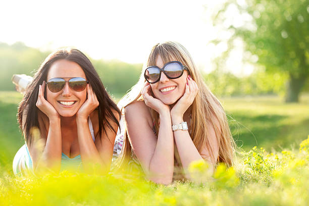 istock Young women portrait in nature 180725811