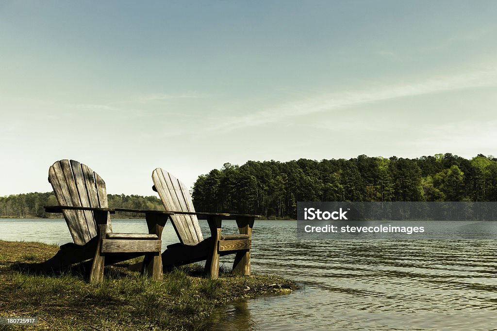 Adirondack sillas - Foto de stock de Aire libre libre de derechos
