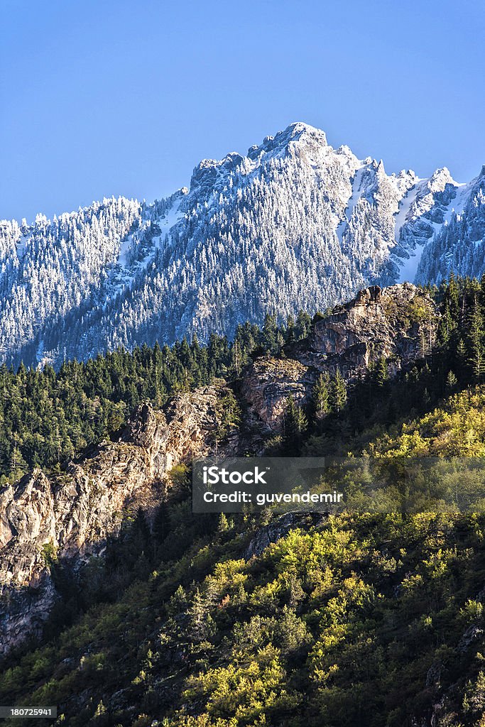 Alpine Landschaft - Lizenzfrei Alpen Stock-Foto