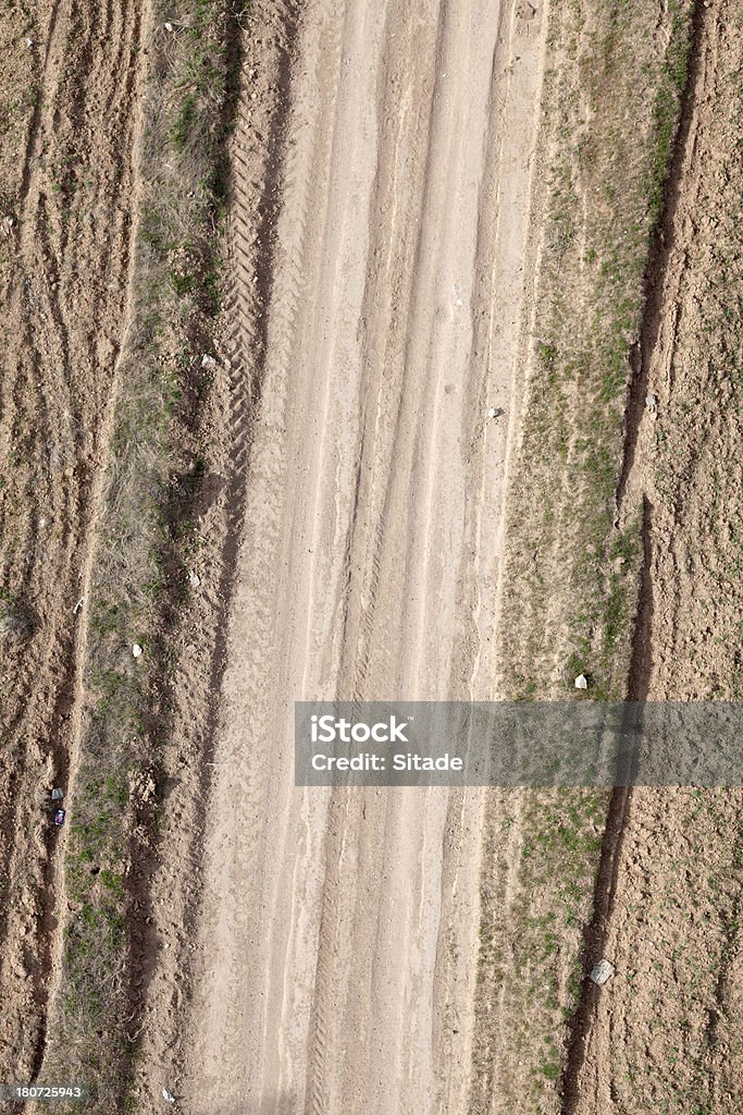 Chemin de terre - Photo de Vue aérienne libre de droits