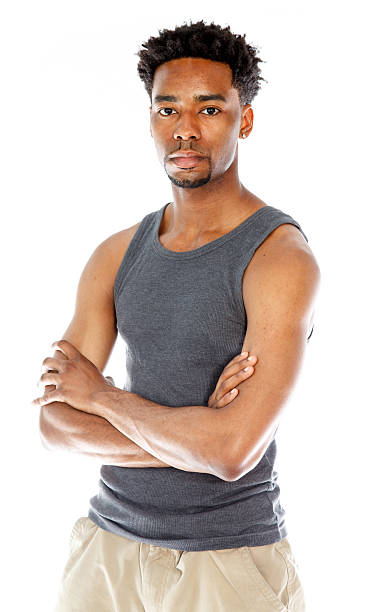 istock Afro-American man shot in studio 180726198