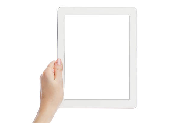 istock Woman Hand Holding Digital Tablet 180726558