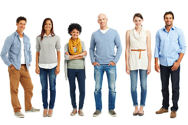 istock Stylish and casual line-up 180726764