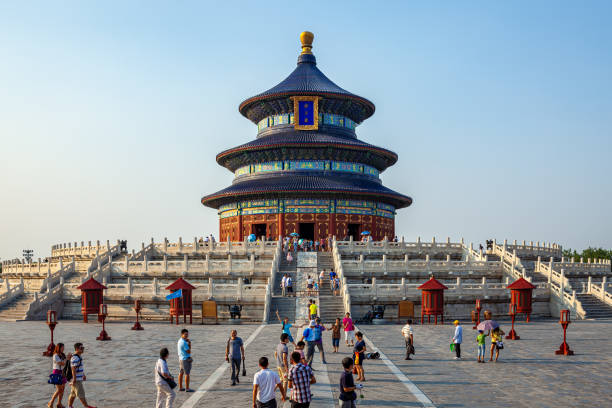 The Temple of Heaven in Bejing China Beijing, Beijing, China - August 07, 2014: The Temple of Heaven in Beijing China dao ming stock pictures, royalty-free photos & images