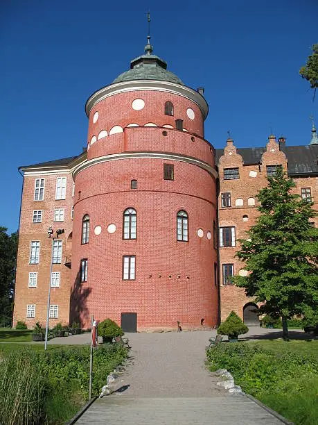 Castle of Gripsholm in Mariefred (Sweden). First built in 1370.