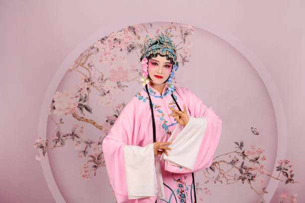 istock A  Chinese woman performing Beijing Opera on stage 1807299112