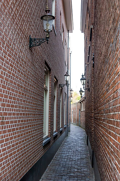 istock Narrow street, Haarlem, the Netherlands 180730476