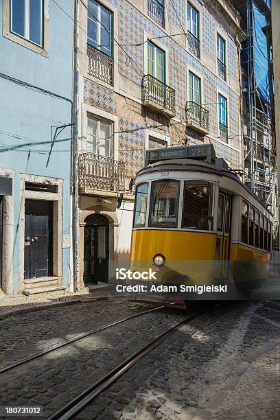 Lisbon Tram Stock Photo - Download Image Now - Alfama, Antique, Baixa