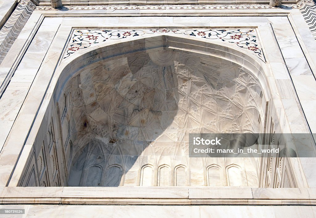 Taj Mahal – Außenansicht Dekoration - Lizenzfrei Tadsch Mahal Stock-Foto