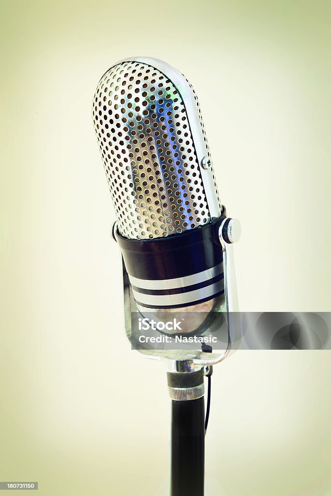 microphone Vintage - Photo de Micro libre de droits
