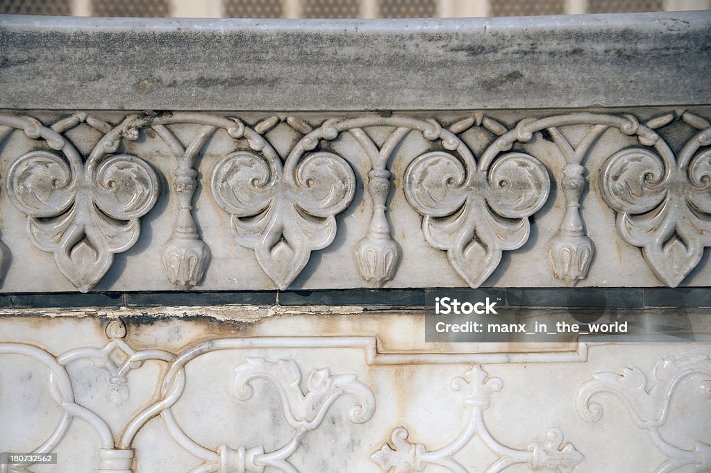 タージマハルの外観の装飾 - アーグラのロイヤリティフリーストックフォト