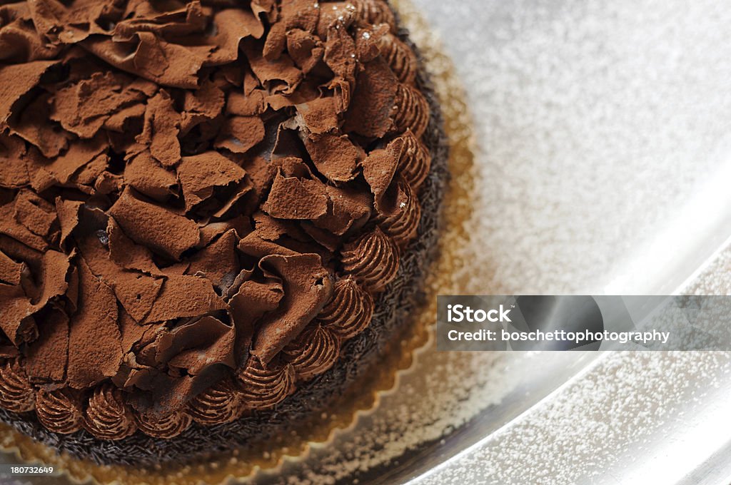 Chocolate Schokoladenkuchen - Lizenzfrei Draufsicht Stock-Foto