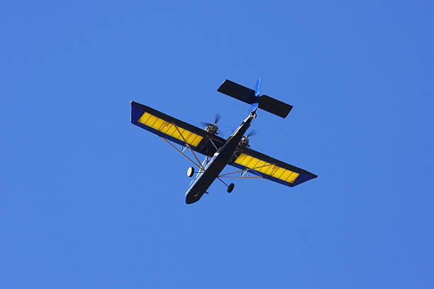 istock Homemade Airplane Flyover Flight 180733433