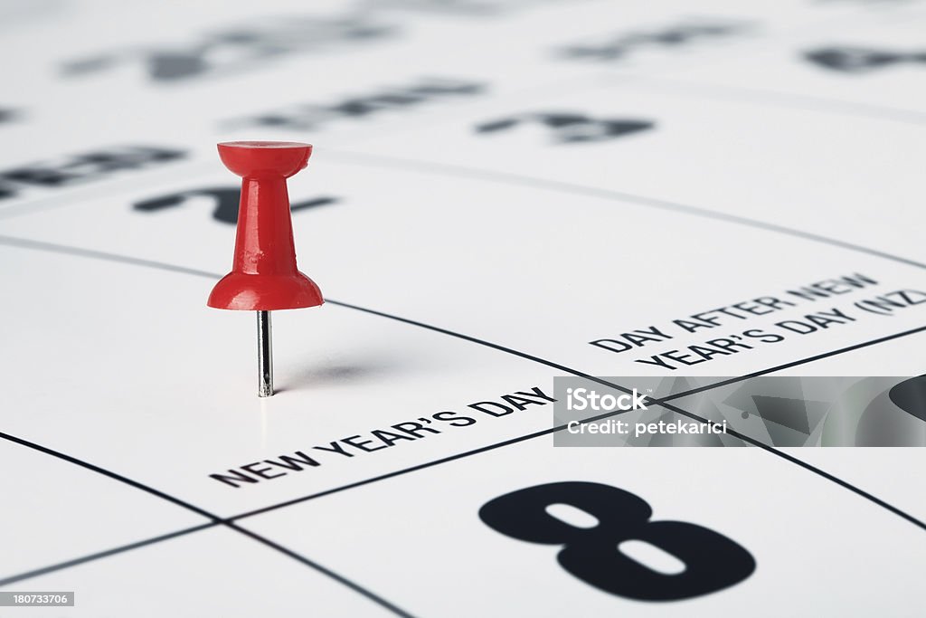 Novo ano calendário - Foto de stock de A Data royalty-free