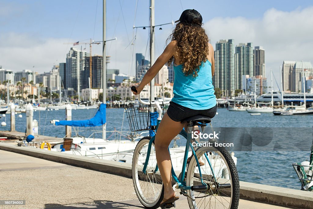 비나델마르 자전거 타기 - 로열티 프리 샌디에이고  스톡 사진