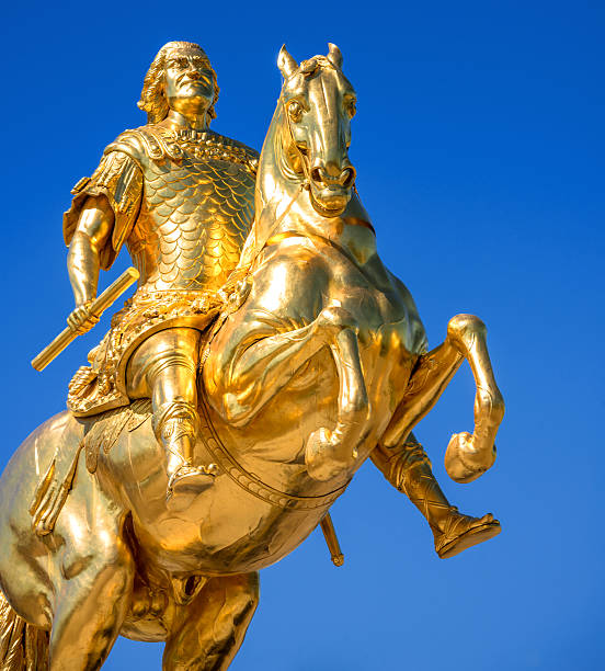 istock Golden Rider in Dresden, Germany 180734322