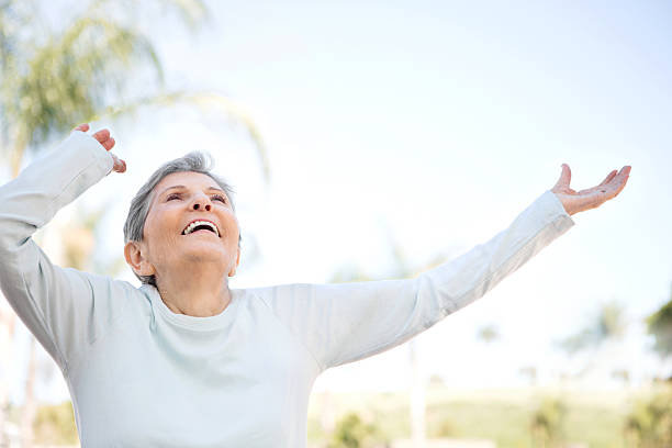 istock Elderly Woman Enjoying Life 180734705