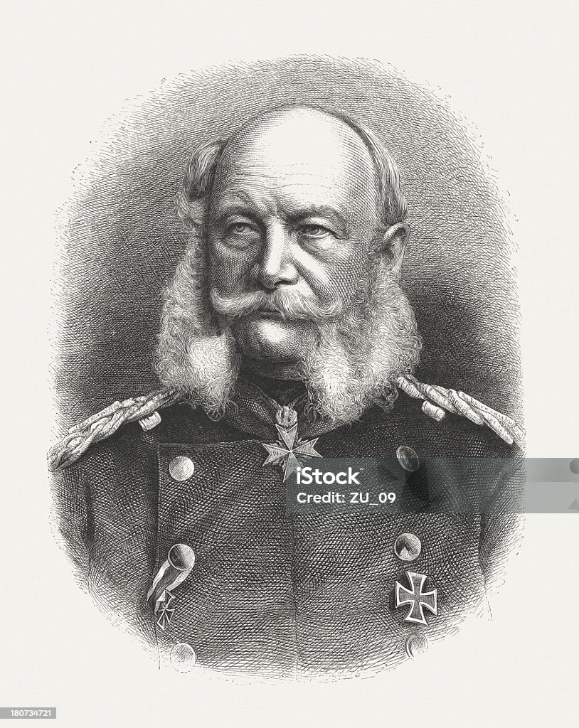 William I - Lizenzfrei Kaiser Wilhelm II. Stock-Illustration