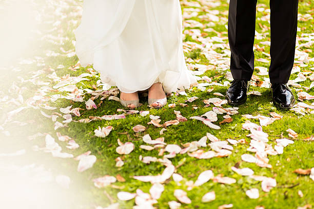 istock Feet of married couple 180735573