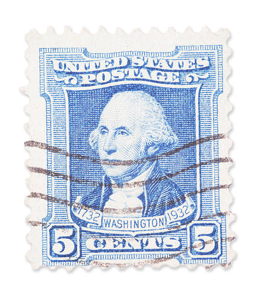 istock Vintage US stamp - George Washington 180736165