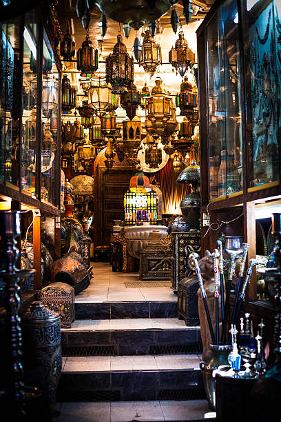 Souvenir Shop in the Souk Market, Marrakech, Morocco