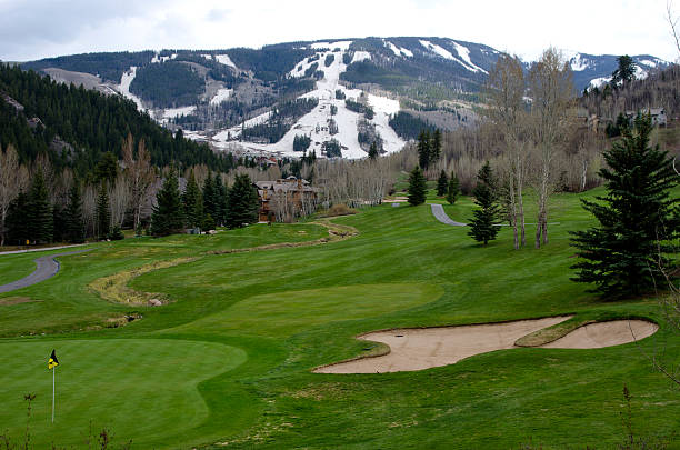 istock Beaver Creek Golf Course and Ski Slopes 180736830