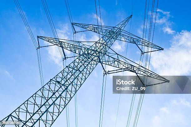 Elektrische Turm Stockfoto und mehr Bilder von Stromleitung - Stromleitung, Stromkabel, Elektrizität