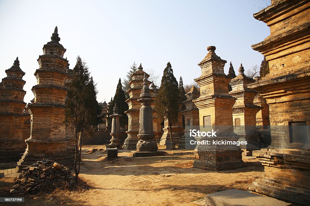 Ancient Tombs "Ancient tombs in Shaolin Temple, China." Shaolin Monastery Stock Photo