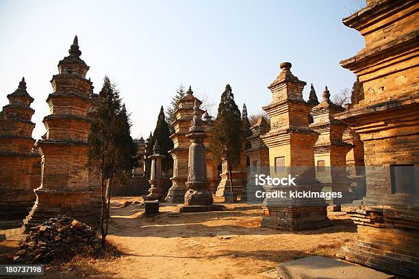 Ancient Tombs Stock Photo - Download Image Now - Shaolin Monastery, Ancient, Blue