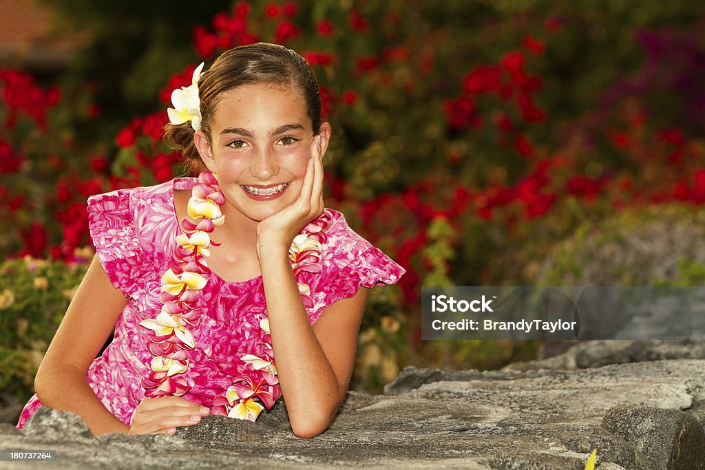 Bellezza delle Hawaii - Foto stock royalty-free di Abito hawaiano
