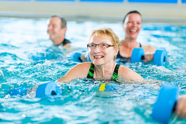 istock Aqua Fit - Water Aerobics 180737750