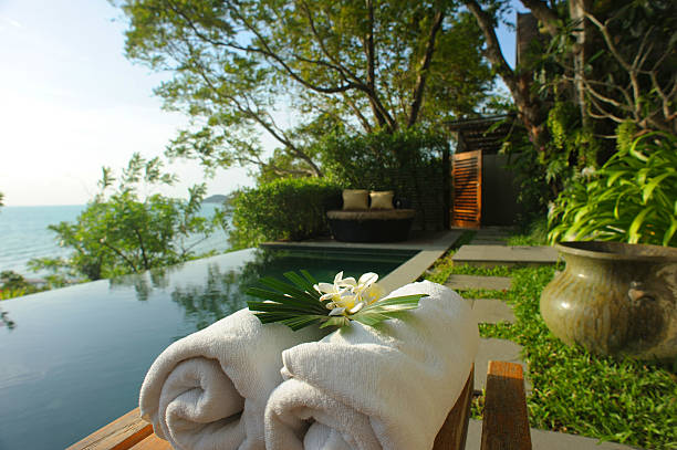 istock Idillyc villa's Infinity Pool, Koh Samui, Thailand 180738924